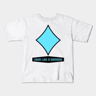 Suit of Diamonds Kids T-Shirt